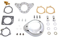 HARLEY Verchromter Wyatt Gatling Luftfilter passend für XL ab 1991,