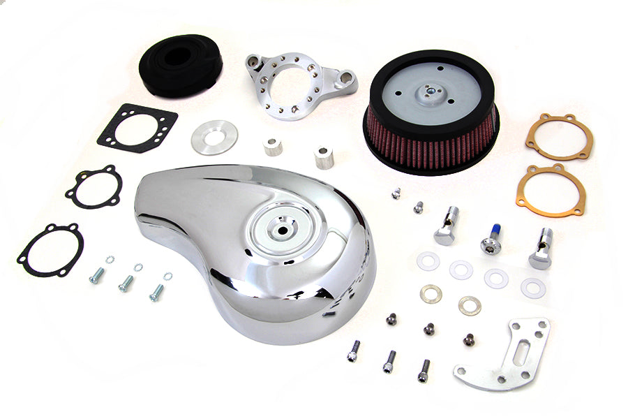 HARLEY Chrom Wyatt Gatling Luftfilterbaugruppe passend für XL ab 1991,