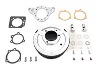 HARLEY Chrom Wyatt Gatling Luftfilterbaugruppe passend für XL ab Baujahr 1991,
