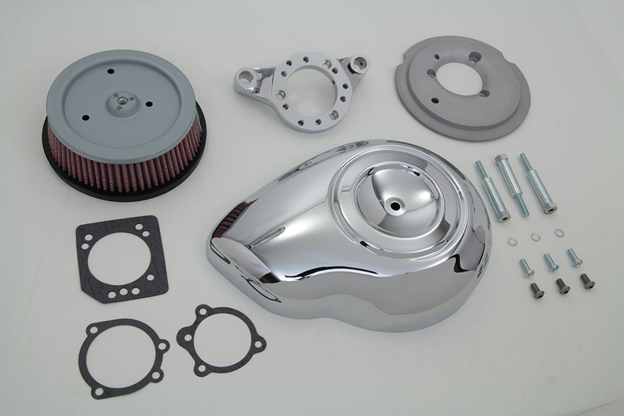HARLEY Chrome Wyatt Gatling Luftfiltergehäuse passend für XL ab Bj. 1991