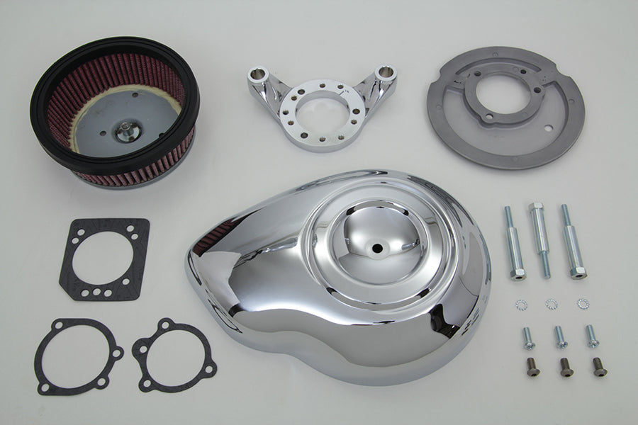 HARLEY Chrome Wyatt Gatling Luftfiltergehäuse passend für XL ab Bj. 1991