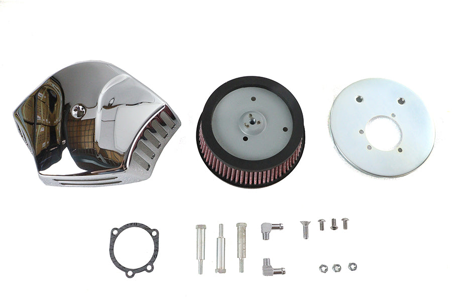HARLEY V-Force Luftfilter-Kit, Chrom-Billet, passend für 1993-2007 FXST, 1993-2007 FLST, 1993-2007 FLT,
