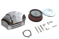 HARLEY V-Force Luftfilter-Kit, Chrom-Billet, passend für 1993-2007 FXST, 1993-2007 FLST, 1993-2007 FLT,