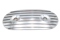 HARLEY Ovaler Luftfiltereinsatz Chrom Passend für 1966-1975 XLH, 1971-1975 FX, 1966-1975 XLCH, 1967-1