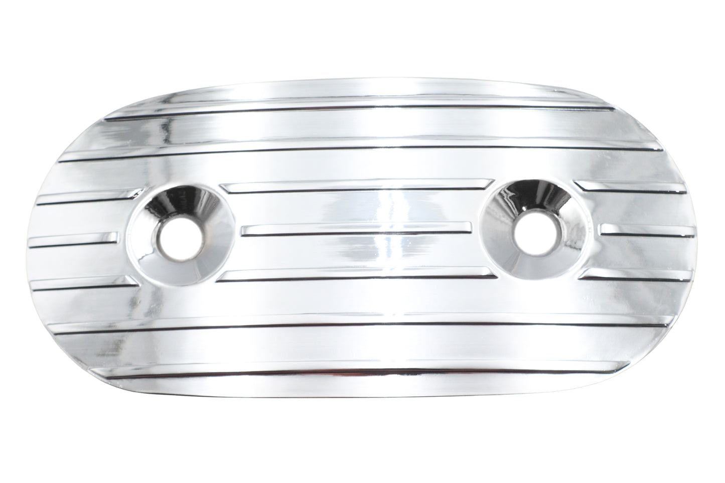 HARLEY Ovaler Luftfiltereinsatz Chrom Passend für 1966-1975 XLH, 1971-1975 FX, 1966-1975 XLCH, 1967-1