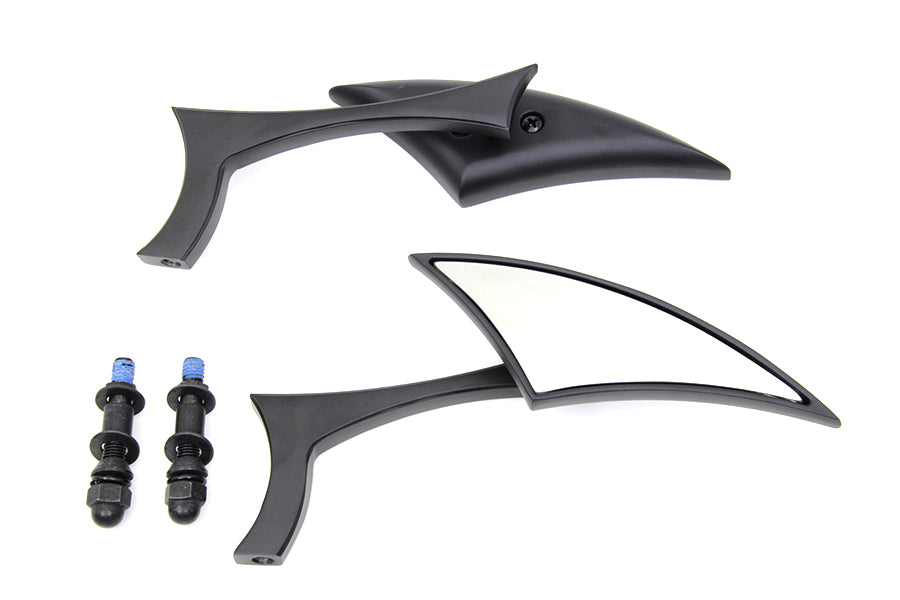 HARLEY Odin Diamond Style Mirror Set Fits 1965-UP All, models for left and right side application