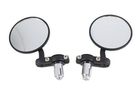 HARLEY Cafe Style Spiegel Set schwarz, passend für 0- Custom, Anwendung