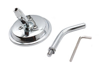 HARLEY 3 Zoll runder Mini Spiegel Obere Gabelbrückenhalterung Chrom Passt 0- Custom, Anwendung für obere Gabelbrüc