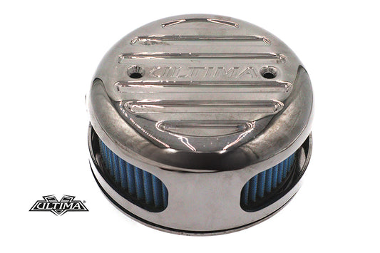 HARLEY Ultima Free Flow Milled Air Cleaner Kit Polished Fits 0-  Custom, application