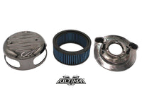 HARLEY Ultima Free Flow Milled Luftfilter-Kit poliert passend für 0-  Custom, Anwendung