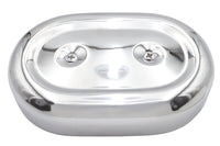 HARLEY M8 Oval Luftfiltergehäuse-Abdeckungssatz Chrom Passend für FLST ab 2018, FXST ab 2018,
