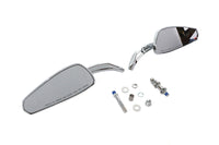 HARLEY Wyatt Gatling Teardrop Spiegelset Chrom Passend für 0-  Custom, Anwendung