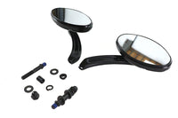 HARLEY Wyatt Gatling Rechteckspiegel Set Schwarz Passend für 0-  Custom, Anwendung
