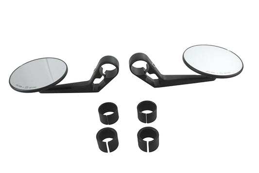 HARLEY Wyatt Gatling Rundspiegel-Set Schwarz passend für 0-  Custom, Anwendung