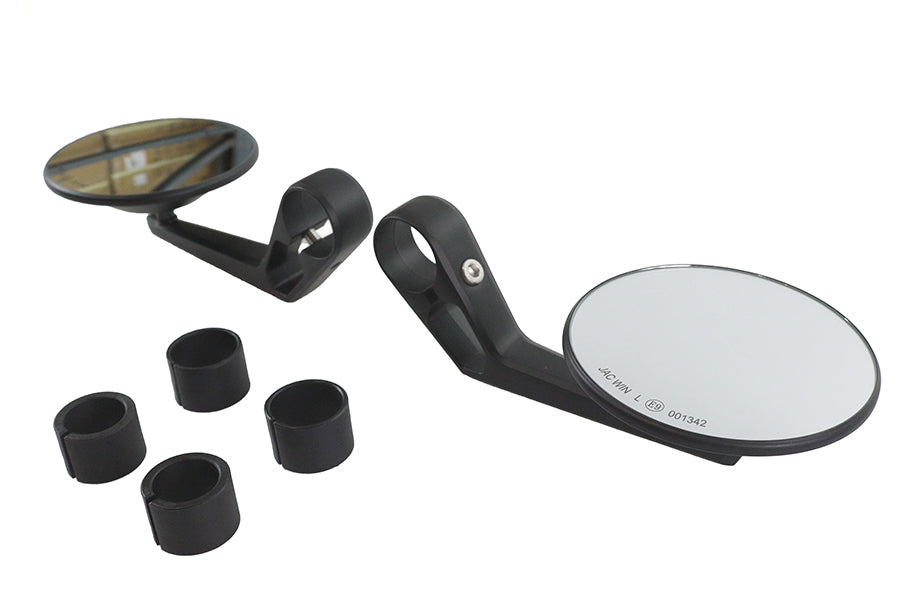 HARLEY Wyatt Gatling Rundspiegel-Set Schwarz passend für 0-  Custom, Anwendung