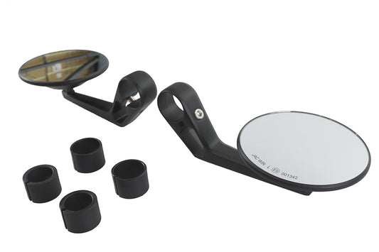HARLEY Wyatt Gatling Rundspiegel-Set Schwarz passend für 0-  Custom, Anwendung