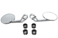 HARLEY Wyatt Gatling Runde Spiegel Chrom Passend für 0-  Custom, Anwendung