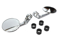 HARLEY Wyatt Gatling Runde Spiegel Chrom Passend für 0-  Custom, Anwendung