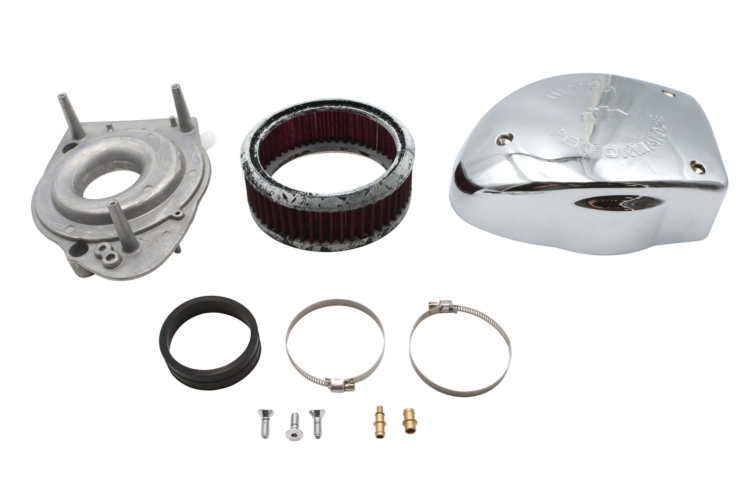 HARLEY Ultima Performance Luftfiltergehäuse Passend für 0-  Custom, Anwendung für Mikuni 42/45/48