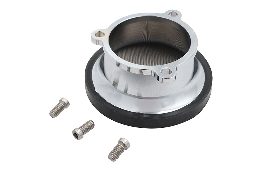 HARLEY 1-1/2 inch CV Velocity Stack Chrome Fits 0-  Custom, application for CV carburetors