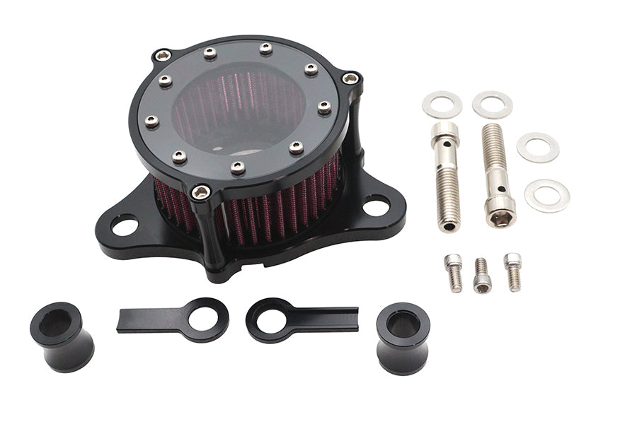 HARLEY Bare Air Cleaner Abdeckung Passt NUR 1988-UP XL,