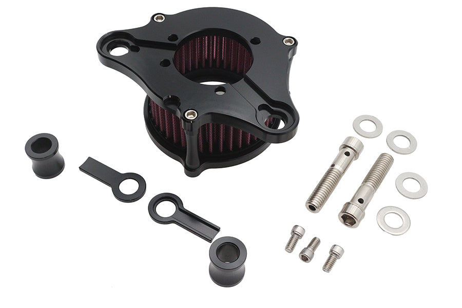 HARLEY Bare Air Cleaner Abdeckung Passt NUR 1988-UP XL,