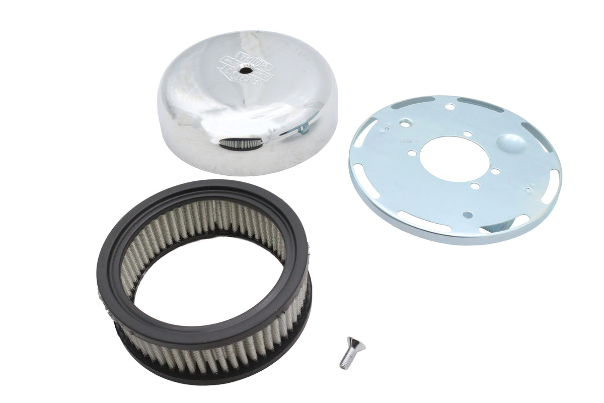 HARLEY 7 Zoll Eagle Iron CV Luftfilter Baugruppe Chrom Passt für 1988-UP XL, 1990-1994 FXR, 1990-200