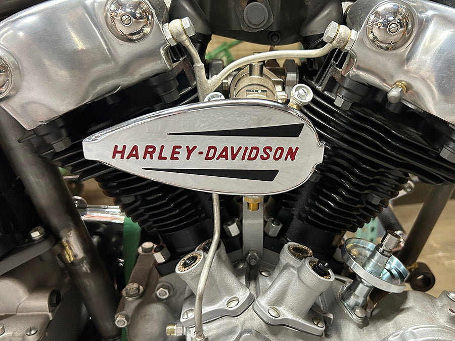 HARLEY 1940 Emblem-Vergaserabdeckungs-Kit Passend für 1936-1948 U, 1936-1956 G, 1938-1952 W, 1941-1965