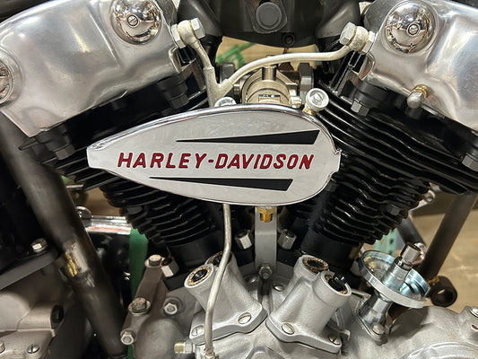 HARLEY 1940 Emblem-Vergaserabdeckungs-Kit Passend für 1936-1948 U, 1936-1956 G, 1938-1952 W, 1941-1965