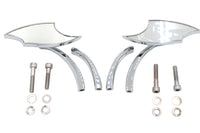 HARLEY Lucifer Spiegel Set Billet mit gebogenem Stiel Passend für 1965-UP alle Modelle, für linke und rechte Seite