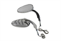 HARLEY Detonator LED Spiegelsatz Billet Passend für alle Modelle ab 1965, für links- oder rechtsseitige Montage.