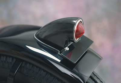 Custom Chrome HARLEY BLACK SPARTO TAILLIGHT