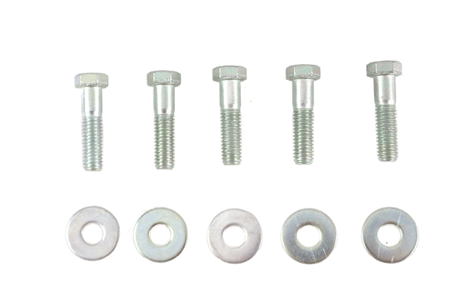 HARLEY Zinc Plated Rear Sprocket Hardware Kit fits 1993-1999 FLST,  1993-1999 FXST,  1993-1999 FXD,  1991-UP XL,  1999-UP FLT,