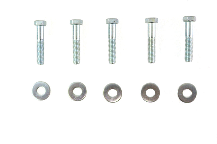 HARLEY Zinc Plated Rear Sprocket Hardware Kit fits 2000-2006 FLST,  2000-2006 FXST,  2000-2005 FXD,