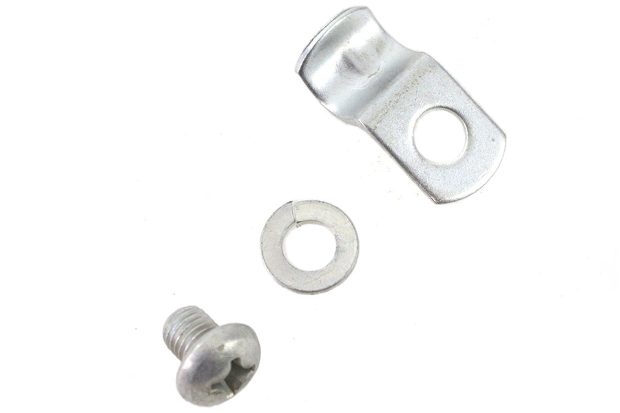 HARLEY Gaszug-Klammer und Rücklichtbolzen-Klammer-Set passend für 1961-1972 XLH,   1961-1972 XLCH,   19