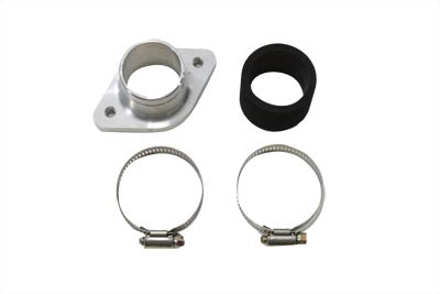 HARLEY Cast Mikuni Carburetor Flange Adapter Fits 0-  Custom, application for Mikuni HRS-42 carburet
