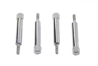 HARLEY Carburetor Float Bowl Speed Screw Set Chrome Fits 0-  Custom, application for flatside Mikuni