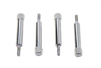 HARLEY Carburetor Float Bowl Speed Screw Set Chrome Fits 0-  Custom, application for flatside Mikuni