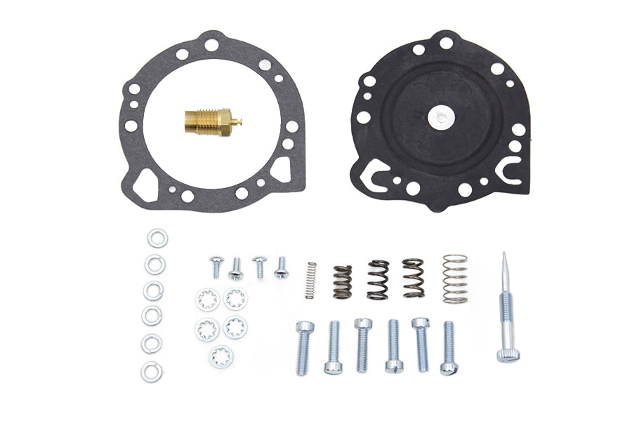 HARLEY Deluxe Tillotson Vergaser Dichtung und Hardware Kit passend für 1966-1970 FL, 1966-1971 XL,