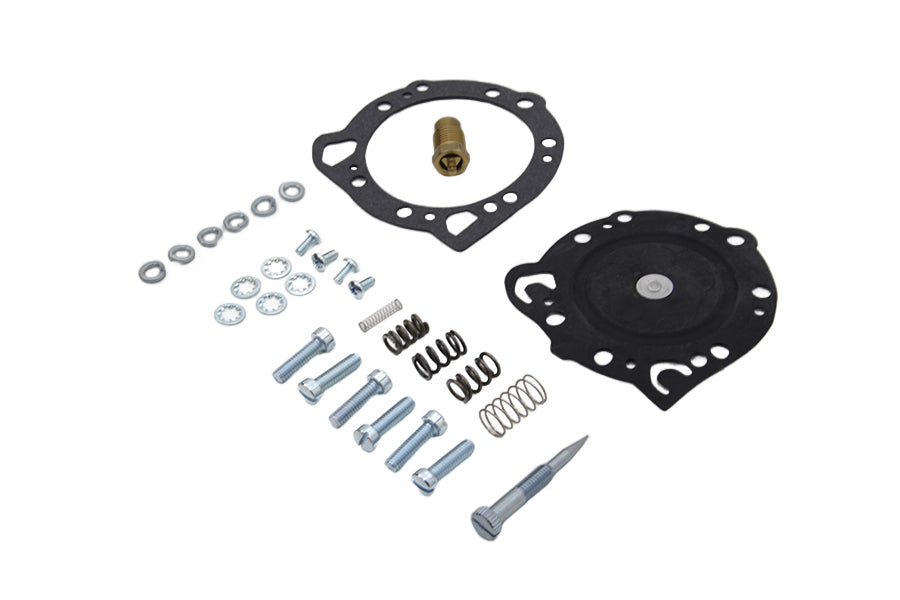 HARLEY Deluxe Tillotson Vergaser Dichtung und Hardware Kit passend für 1966-1970 FL, 1966-1971 XL,