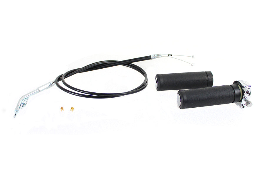 HARLEY Gasgriff-Kit mit Zügen Passend für 1981-1989 FX, 1981-1989 FX, 1981-1989 XL,