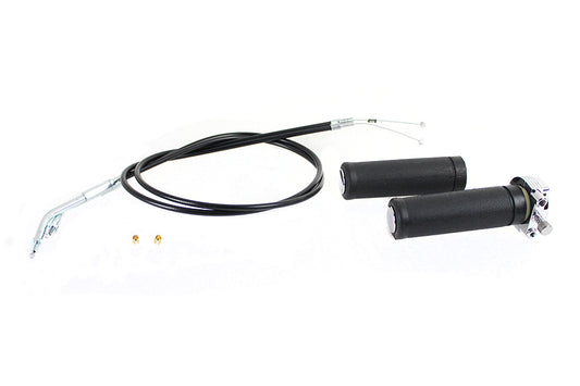 HARLEY Gasgriff-Kit mit Zügen Passend für 1981-1989 FX, 1981-1989 FX, 1981-1989 XL,