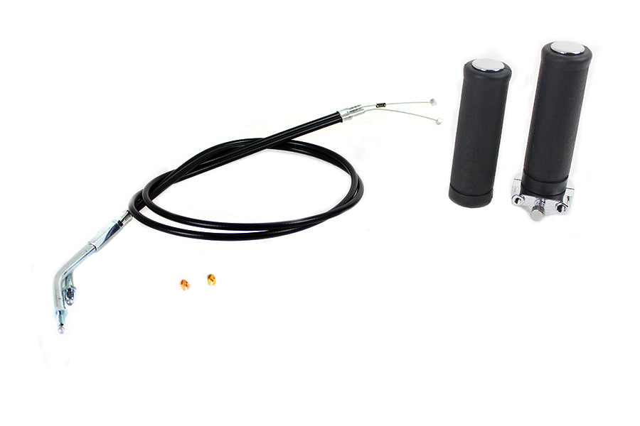 HARLEY Gasgriff-Kit mit Zügen Passend für 1981-1989 FX, 1981-1989 FX, 1981-1989 XL,