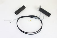 HARLEY Gasgriff-Kit mit Zügen, passend für 1996-2004 FX, 1996-2004 XL,