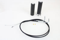 HARLEY Gasgriff-Kit mit Zügen, passend für 1996-2004 FX, 1996-2004 XL,