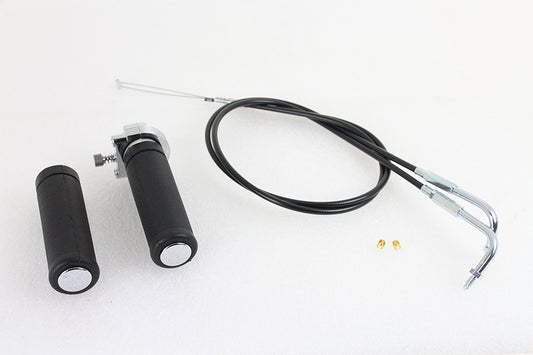 HARLEY Drehgriff-Kit mit Zügen Passend für 1990-1996 FX, 1990-1996 FL, 1990-1996 XL,