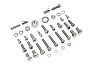 HARLEY Linkert Vergaser Schrauben-Kit Zicad beschichtet Passt 1936-1965 FL, 1936-1952 W, 1936-1957 G,