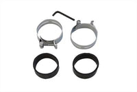 HARLEY Chrom Ansaugkrümmer-Schellensatz passend für 1978-1984 FL, 1978-1984 FL, 1978-1984 XL,