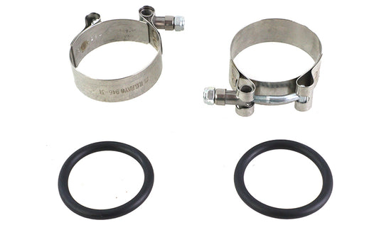 HARLEY Power Ansaugkrümmer-Klemmsatz mit O-Ringen Passend für 1955-1977 FL, 1971-1977 FX, 1957-1977 X