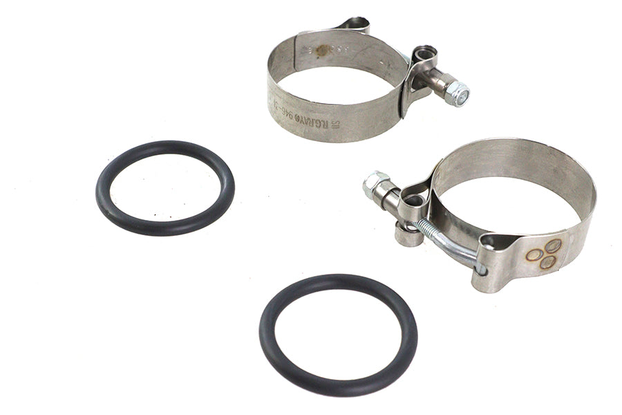 HARLEY Power Ansaugkrümmer-Klemmsatz mit O-Ringen Passend für 1955-1977 FL, 1971-1977 FX, 1957-1977 X